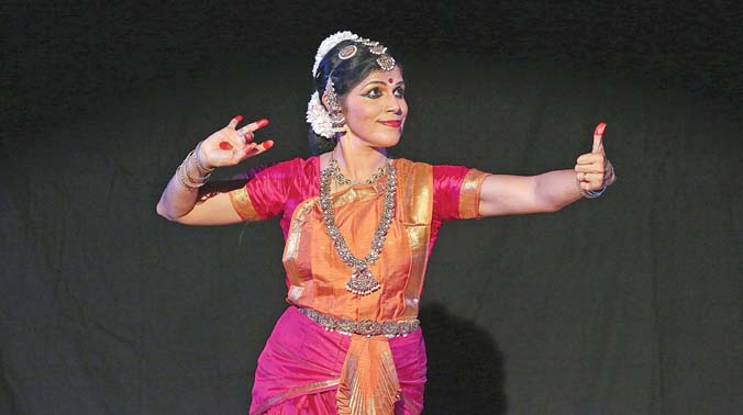 Revathi Ramachandran strikes a pose. Revathi Ramachandran strikes a pose.